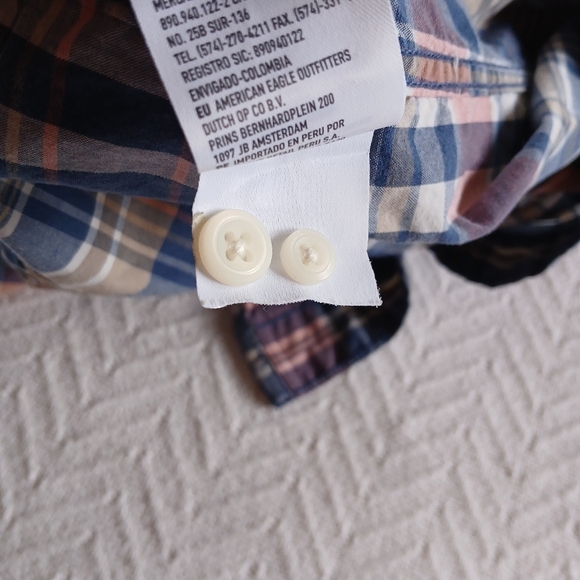 aeo ♡ flannel button down american eagle - Picture 8 of 10